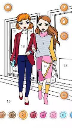 Girls Coloring Book for Girls Image
