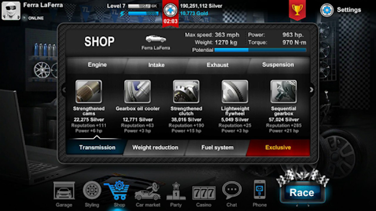 Tuner Life Online Drag Racing screenshot