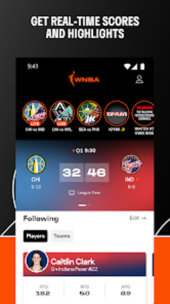 WNBA - Live Games & Scores Image