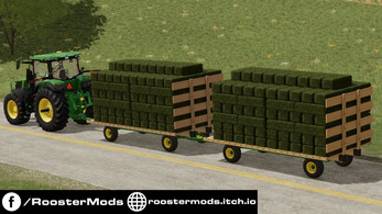 John Deere Hay Wagon Image