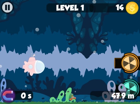 Little rainbow submarine run screenshot
