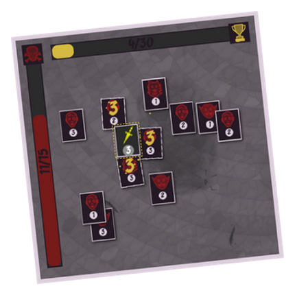 Nearly: A card game screenshot