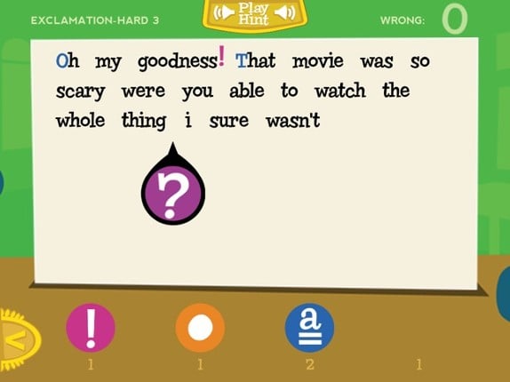 Punctuation &amp; Capitalization screenshot