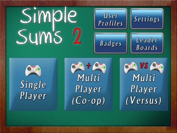 Simple Sums 2 - Free Multiplayer Maths Game screenshot