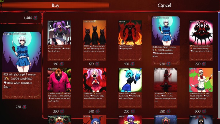 SIN CARDS: Welcome to the Netherworld screenshot