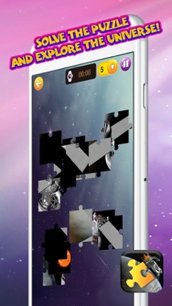 Space Jigsaw Puzzle Free – Science Game for Kids and Adults With Stars & Planets Pic.s screenshot