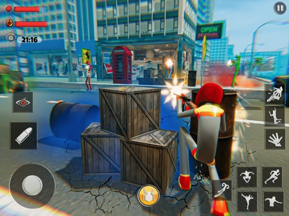 Stickman Spider Rope Hero 3D screenshot