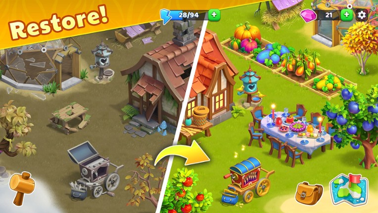 Bermuda Adventures: Farm Games screenshot