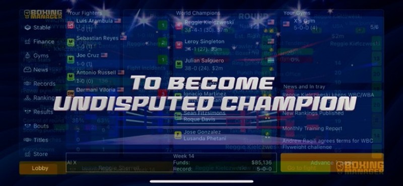 Boxing Manager screenshot