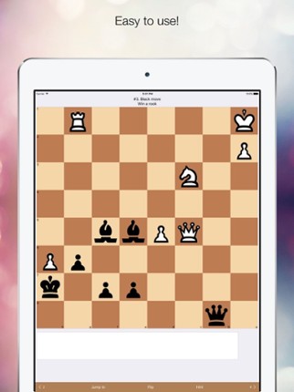 Chess Tactic 2 - interactive chess training puzzle. Part 2 screenshot