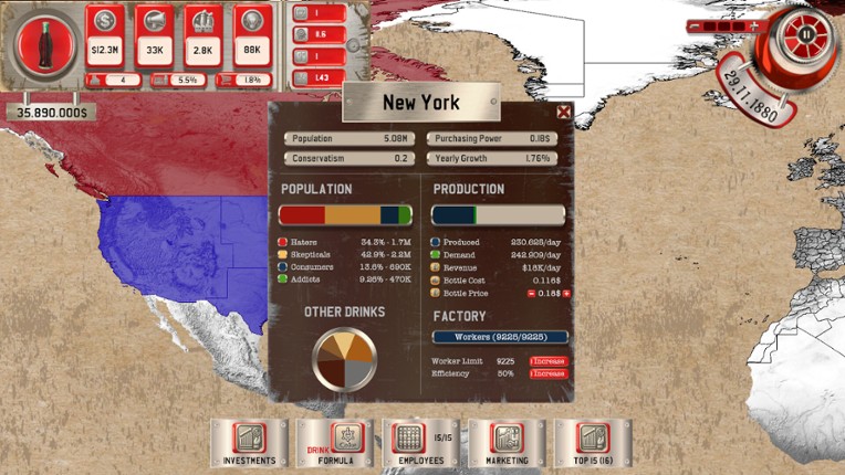 Cola Tycoon screenshot