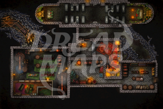 Everstone Manor TTRPG Battlemap Image