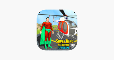 Flying Superhero Helicopter 3D Image