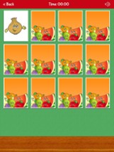 Fruits Vegetables Memory Game Image