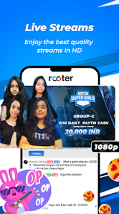 Rooter: Watch Gaming & Esports Image