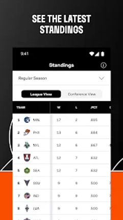 WNBA - Live Games & Scores screenshot