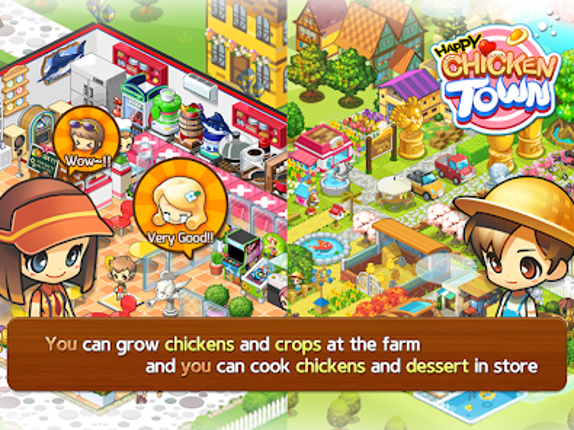 Happy Chicken Town (Farm & Res screenshot