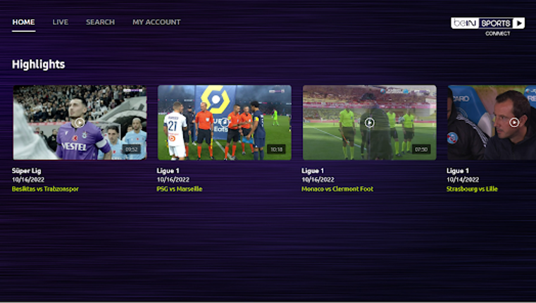 beIN SPORTS CONNECT Image