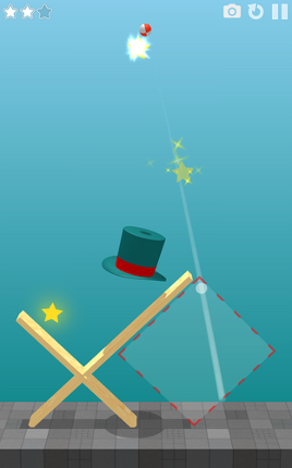 Magic Hat: physics-based arcade screenshot