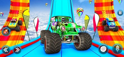 Monster Truck Stunts Ramp Game Image