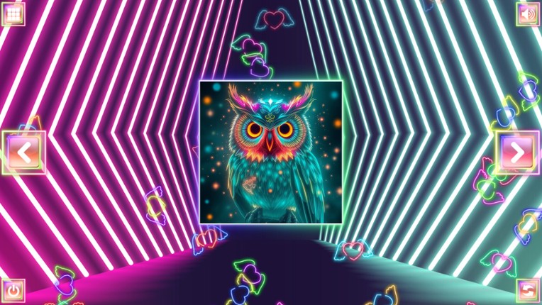 Neon Fantasy: Owls screenshot
