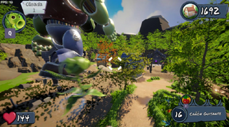 Plants vs. Zombies: Sunstrike(Garden Warfare FanGame) screenshot