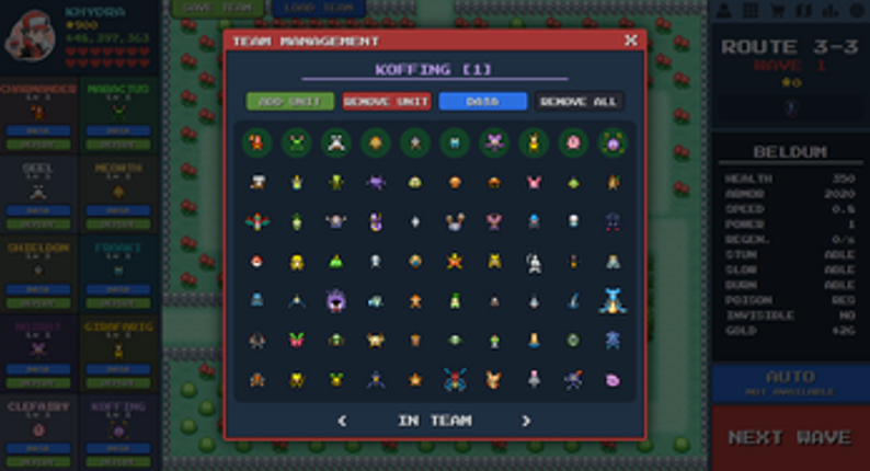 PokéPath TD screenshot