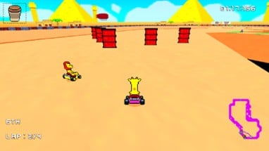 Retro Kart Rush Image