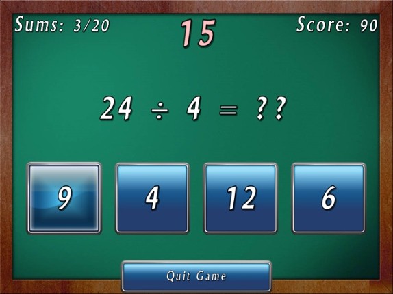 Simple Sums 2 - Free Multiplayer Maths Game screenshot