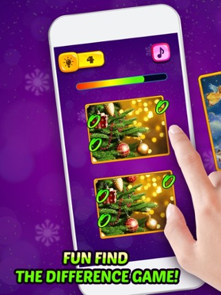 Spot the Difference Merry Christmas Find it Game.s Image