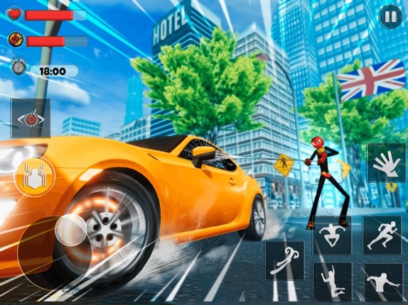 Stickman Spider Rope Hero 3D screenshot