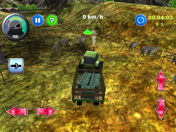 Tractor Farm Driver 3D Farming Image