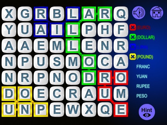 WordSearch - Find Hidden Color Words in Random Marvel Letters Quest Image