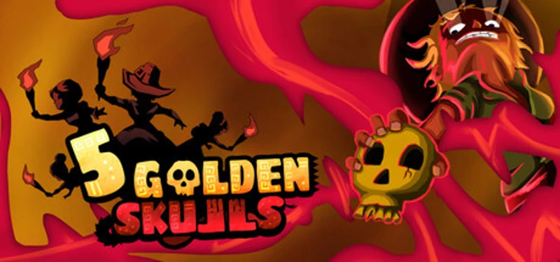 5 Golden Skulls Image