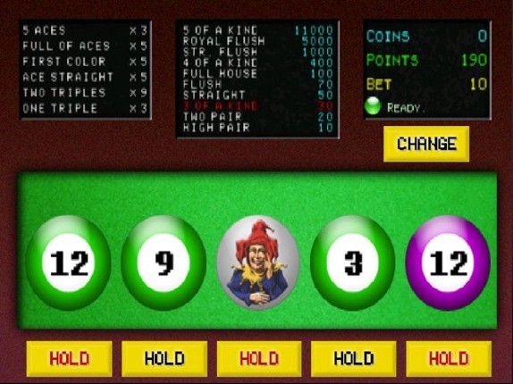 90s Video Pokers screenshot