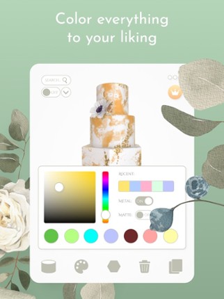 Bakely Wedding Cake Decorating screenshot