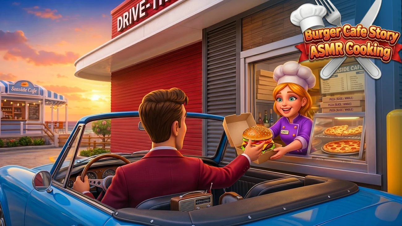 Games like Burger Cafe Story ASMR Cooking