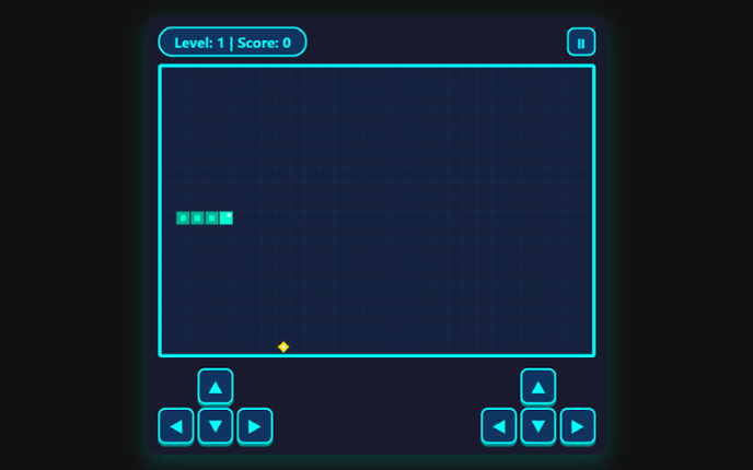 Neon Cyber Snake Image