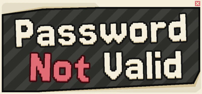 Password Not Valid Image