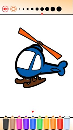 Vehicle Coloring Book Free Game for Children Image