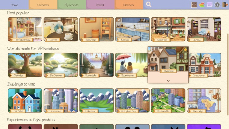 VirtualSociety screenshot