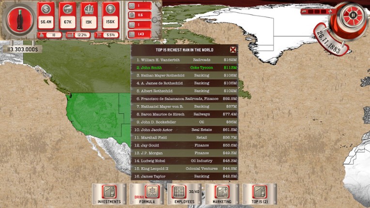 Cola Tycoon screenshot