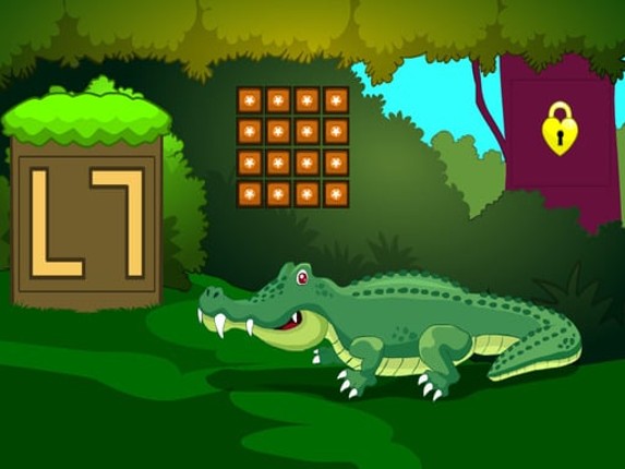 Crocodile Land Escape Game Cover