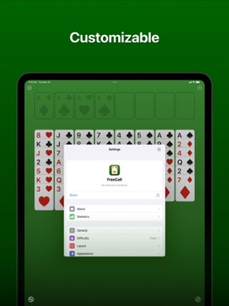 FreeCellﾠ Solitaire screenshot