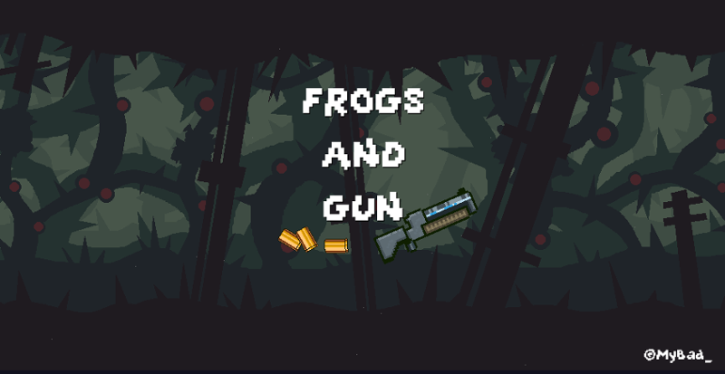 Frogs and Gun Image