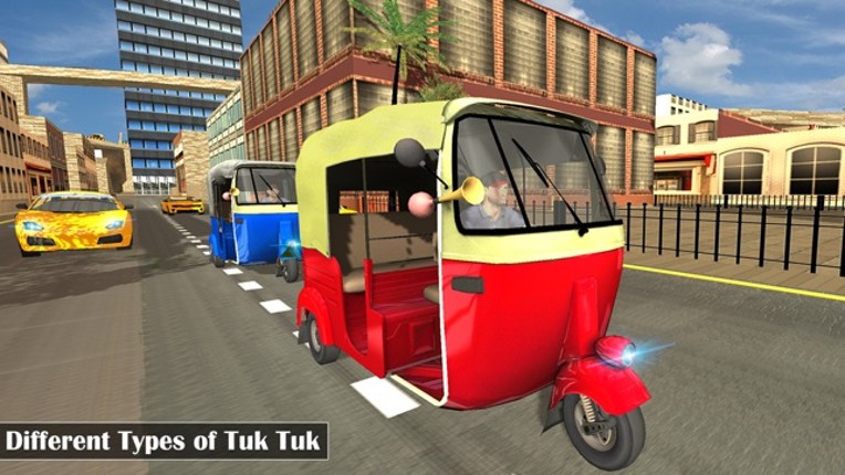 Futuristic Flying Tuk Tuk Simulator - Auto Rickshaw Driving screenshot