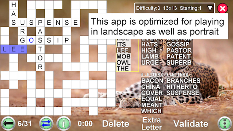Word Fit Puzzle screenshot