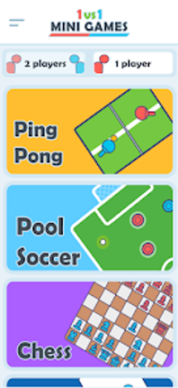 1 vs 1 Minigames: Online games screenshot