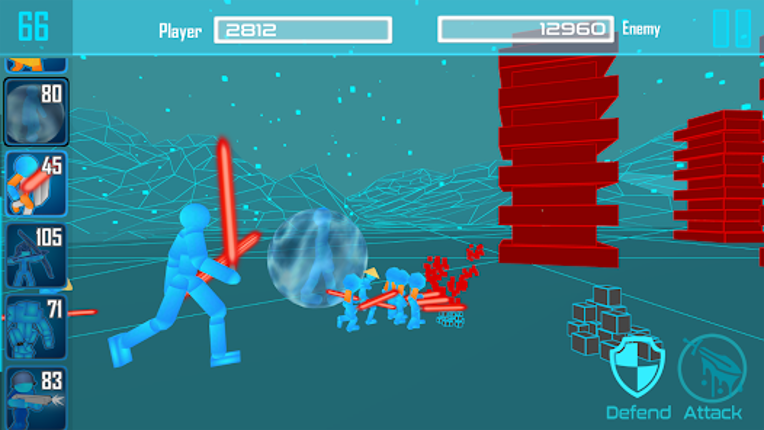 Stickman: Legacy of Neon Warri screenshot