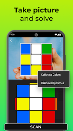 CubeX - Solver, Timer, 3D Cube screenshot